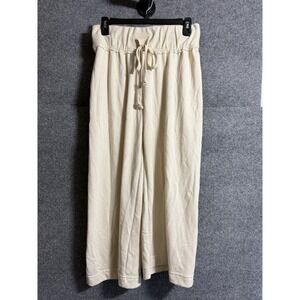 FP Free People Beach Wide Leg Pants Women's Pull On Beach Cotton Small NWOT  P26